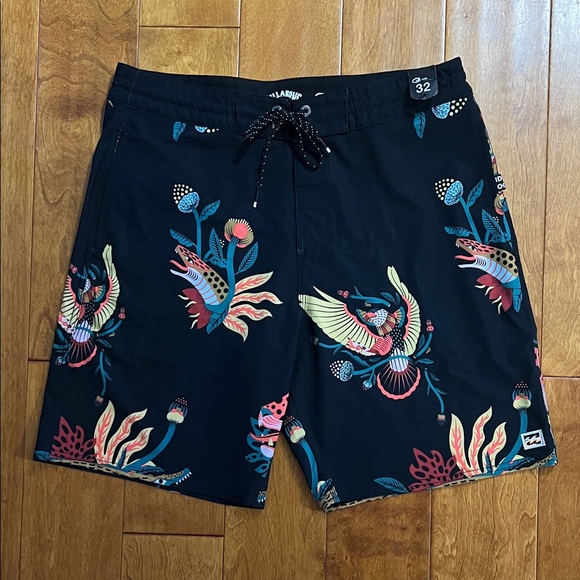 Billabong Other - Billabong Recycler Sundays Lo Tide Board Shorts Sz 32 Mid Length Beach Surf Swim